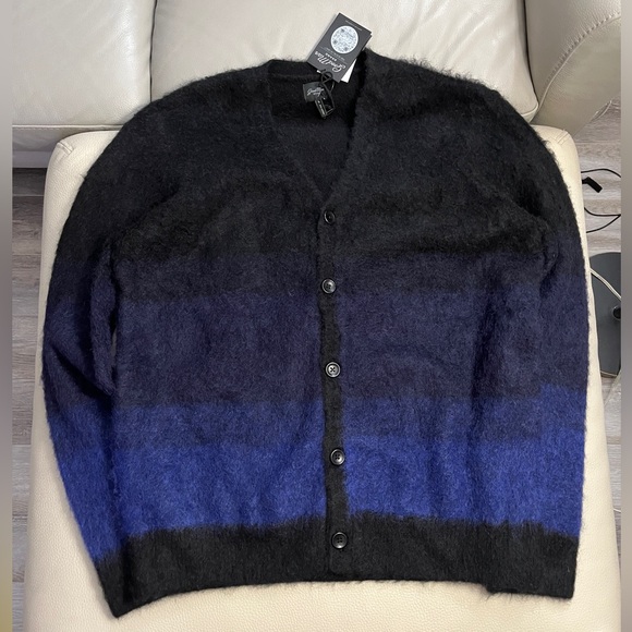 NWT - Good Man Brand Men’s Mohair Wool Blended Cardigan - Size L - Picture 3 of 8